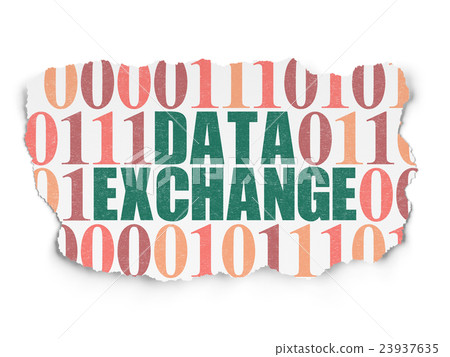 Information concept: Data Exchange on Torn Paper Information concept: Data Exchange on Torn Paper 23937635