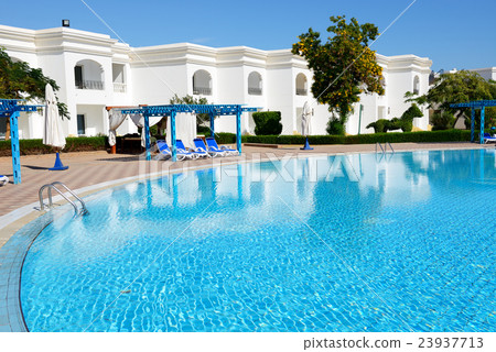 The swimming pool at luxury hotel, Sharm el Sheikh 23937713