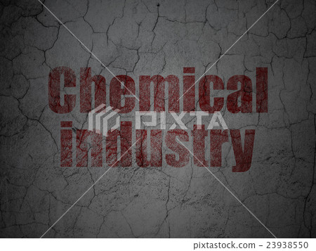 Industry concept: Chemical Industry on grunge wall 23938550