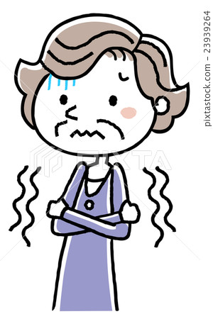 Senior woman: chills 23939264