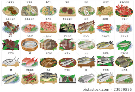 海鮮各種框架名稱 23939856