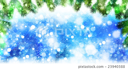 聖誕節雪杉樹背景 23940388