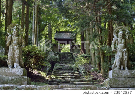 Bokoji寺Niio Stone Statue山門關東半島Rokugo Mitsuyama 23942887