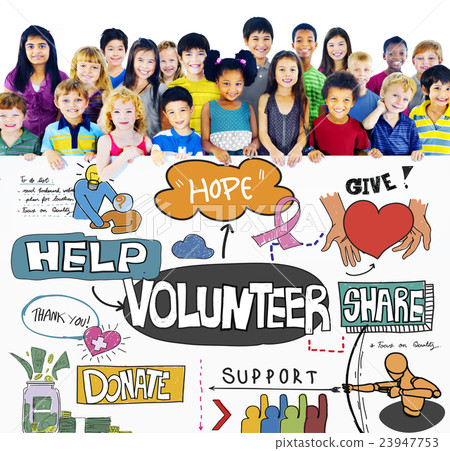Volunteer Voluntary Volunteering Assist Charity Concept Volunteer Voluntary Volunteering Assist Charity Concept 23947753
