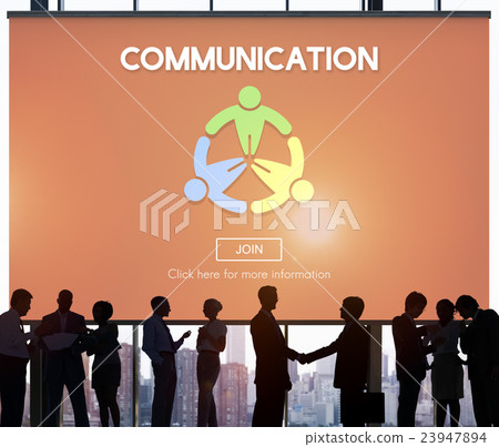 Communication Helping Hand Connection Together Concept 23947894