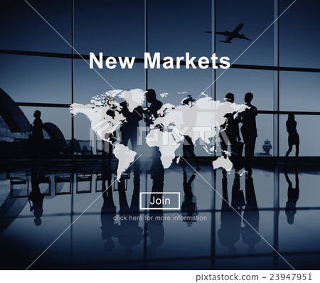 New Markets Commerce Selling Global Business Marketing Concept 23947951