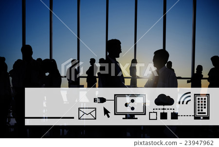Digital Icon Symbol Global Network Technology Concept Digital Icon Symbol Global Network Technology Concept 23947962