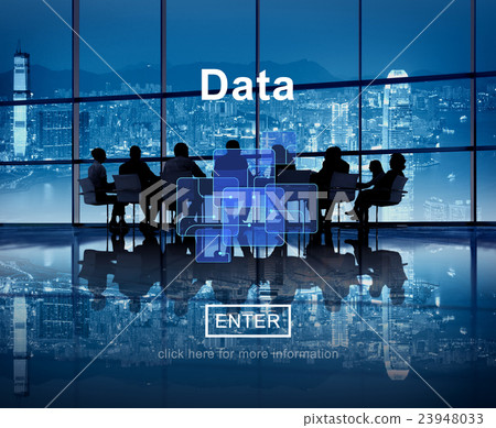 Data Information Online Storage Website Concept 23948033