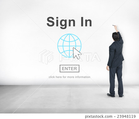 Sign In Registration Contact Subscribe Concept Sign In Registration Contact Subscribe Concept 23948119
