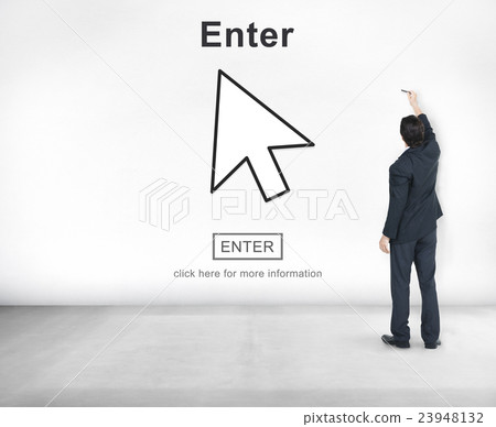 Enter Online Join Website Technology Concept Enter Online Join Website Technology Concept 23948132