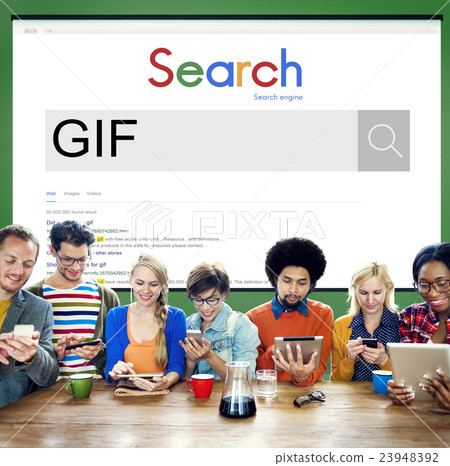 GIF Animated Images Graphics Interchange Format Concept 23948392