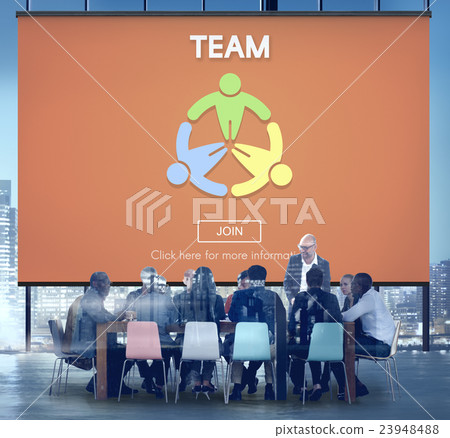 Team Teamwork Connection Cooperation Partner Concept 23948488