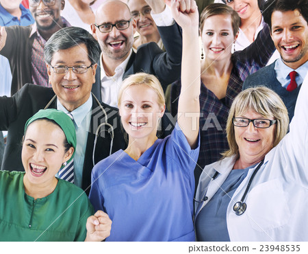Celebrating Diverse People Various Occupations Concept 23948535
