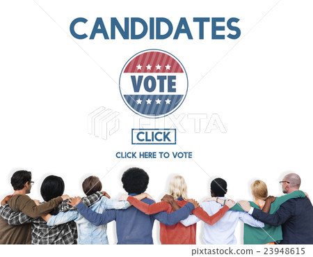Candidates Nominee Vote Leader Campaign Concept 23948615