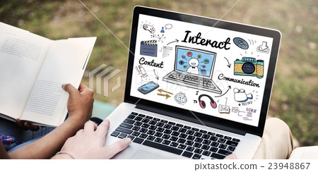 Interact Interaction Interactive Interacting Group Concept Interact Interaction Interactive Interacting Group Concept 23948867