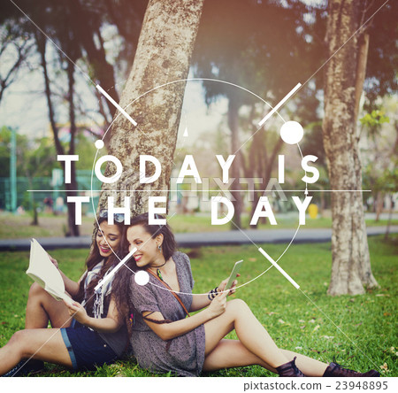 Today Is The Day Inspiration Positive Motivation Concept 23948895
