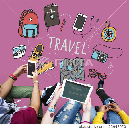 Travel Holiday Tourism Transportation Vacation Concept 23948950