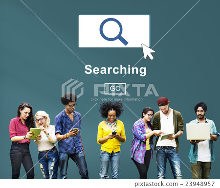 Searching SEO Homepage Navigation Information Concept 23948957