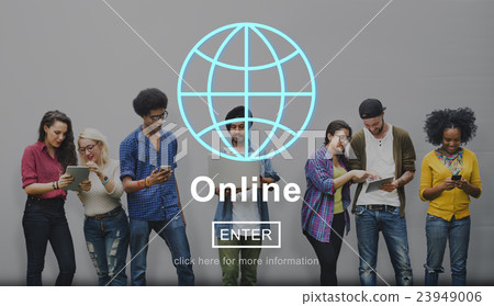 Online Technology Homepage Website Concept 23949006