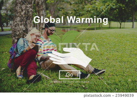 Global Warming Climate Change Environmental Website Concept 23949039