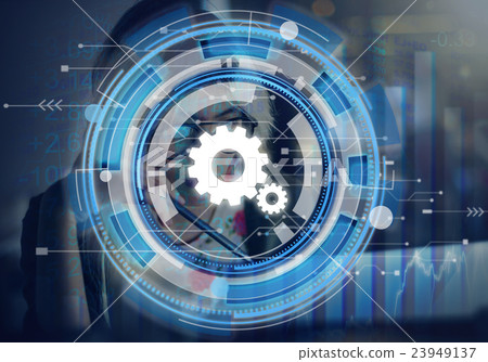 Digital Blue Hud Interface Design Concept 23949137