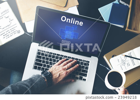 Online Internet Social Media Networking Connection Concept Online Internet Social Media Networking Connection Concept 23949218