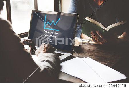 Transaction Summary Budget Balance Account Concept 23949456