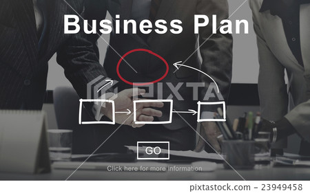 Business Plan Marketing Strategy Vision Planning Concept 23949458