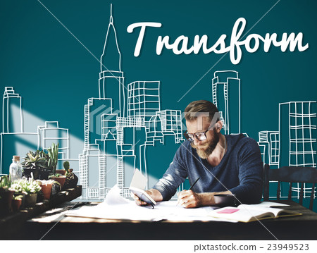 Transform Transformation Change Evolution Concept 23949523