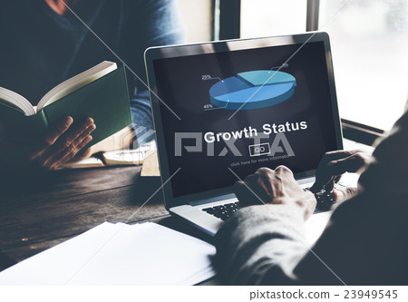 Growth Status Data Development Business Concept 23949545
