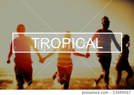 Summer Beach Friendship Holiday Tropical Vacation Concept Summer Beach Friendship Holiday Tropical Vacation Concept 23949567