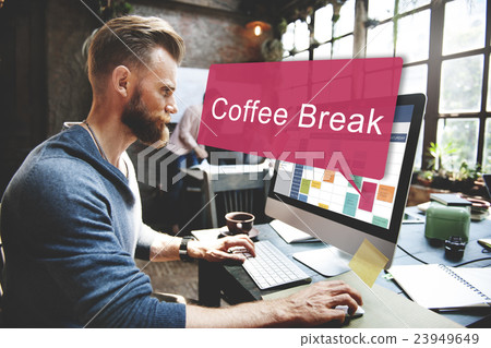 Coffee Break Beverage Cafe Drinking Enjoyment Concept Coffee Break Beverage Cafe Drinking Enjoyment Concept 23949649