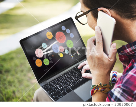 Launch Innovation Ideas Mission Strategy Goals Concept 23950067