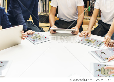 School Teacher Teaching Students Learning Concept School Teacher Teaching Students Learning Concept 23950238