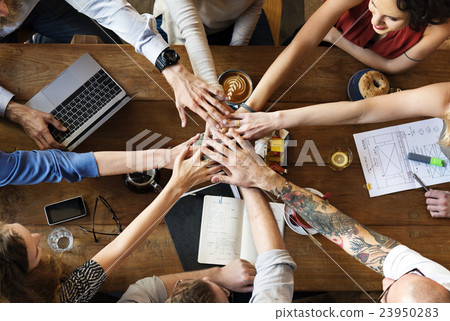 Team Unity Friends Meeting Partnership Concept Team Unity Friends Meeting Partnership Concept 23950283