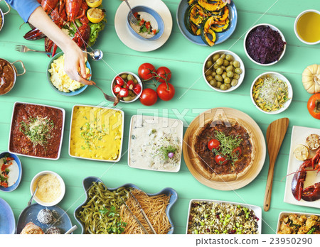 Food Festive Restaurant Party Unity Concept 23950290