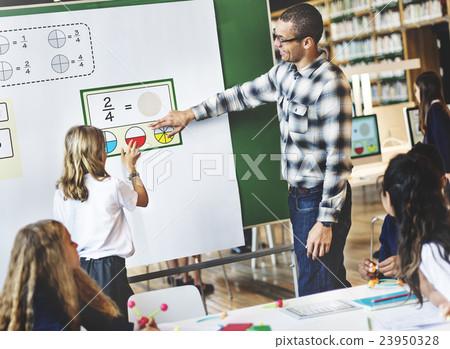 Classroom Learning Mathematics Students Study Concept 23950328