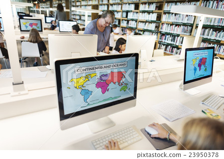 Academic School Childern E-learning Geography Concept Academic School Childern E-learning Geography Concept 23950378