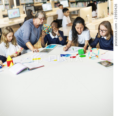 Classroom Learning Mathematics Students Study Concept 23950426