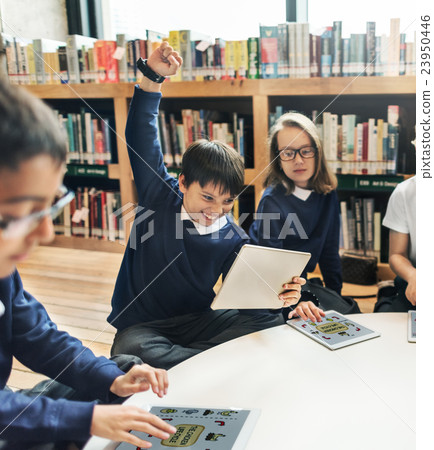 School Teacher Teaching Students Learning Concept 23950446