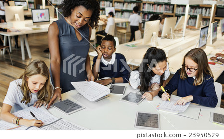 Classroom Learning Mathematics Students Study Concept 23950529