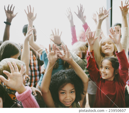 Students Children Cheerful Happiness Concept Students Children Cheerful Happiness Concept 23950607