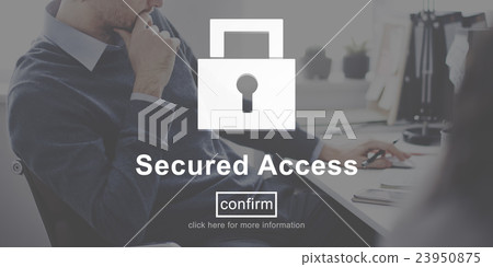 Secured Access Protection Security Safe Concept 23950875