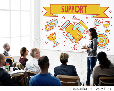 Support Helping Advice Collaboration Concept Support Helping Advice Collaboration Concept 23951023