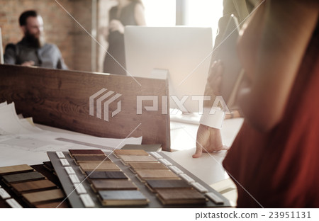 Designer Architect Stationary Choice Selecting Concept 23951131