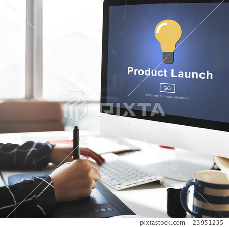 New Product Launch Marketing Commercial Innovation Concept New Product Launch Marketing Commercial Innovation Concept 23951235