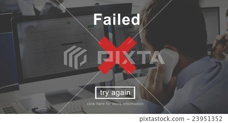 Failed Error Failling Mistake Negative Stress Bad Concept Failed Error Failling Mistake Negative Stress Bad Concept 23951352