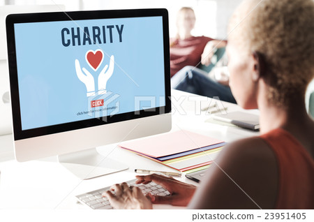 Charity Donation Help Support Charitable Assistance Concept 23951405