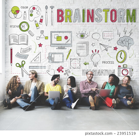Brainstorm Sharing Ideas Creative Planning Concept Brainstorm Sharing Ideas Creative Planning Concept 23951519