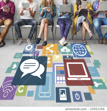 Technology Networking Global Communication Concept 23952168